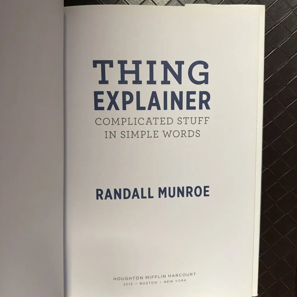 Thing Explainer by‎ Randall Munroe (2015, HC) 1st Printing Like New w/Protective